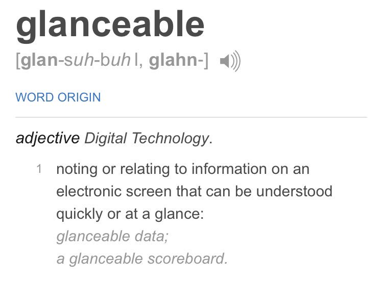 Emjae_Phoenix's tweet photo. Communicating via wearables needs to be #glanceable #mynewword #imedia19 https://t.co/vpxJ01rspB