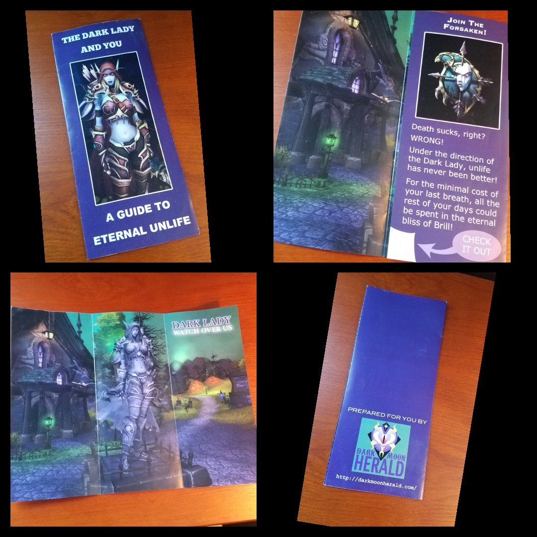 While cleaning my old podcasting desk and folders, came across this incredible "Guide To Eternal Unlife".
What a gloriously golden, bygone era of Blizzcon that was with the <a href="/DarkmoonHerald/">Darkmoon Herald</a> and friends. 
cc: <a href="/KevinOldscratch/">Ringmaster Kevin</a> <a href="/KelpkeeperWalsh/">Walsh</a> <a href="/apsana/">Sher</a>