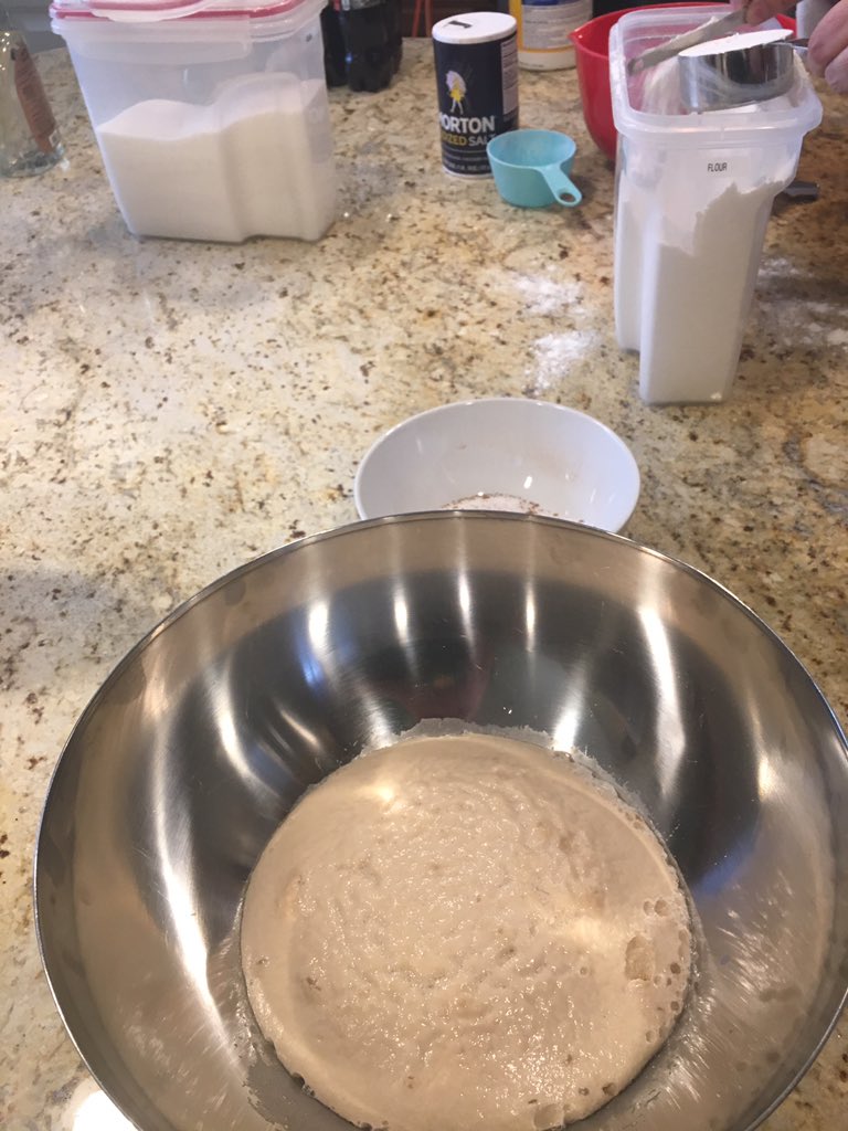 bennyb911's tweet image. The beginning of king cake makin. #bakingdaddies