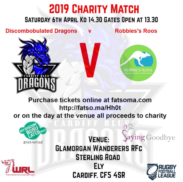 Please help support our charity game by donating a raffle prize. It will all go to 2 great causes. <a href="/WiganWarriorsRL/">Wigan Warriors 🍒⚪️</a> <a href="/wolvesrl/">#uptheVikings</a> <a href="/LondonBroncosRL/">London Broncos</a> <a href="/NWCrusadersRL/">North Wales Crusaders</a> <a href="/WalesRugbyL/">Wales Rugby League</a> <a href="/TheRFL/">Rugby Football League</a> <a href="/SalfordDevils/">Salford Red Devils 👹</a> <a href="/TOwolfpack/">Toronto Wolfpack</a> <a href="/SkyUK/">Sky</a>