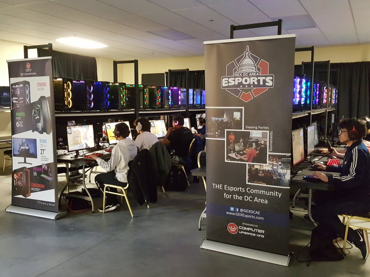 GEXEsports's tweet photo. Finishing up group stage at our CSGO Bootcamp and then some 🍕🍕🍕 and into playoffs.

@CUKUSA #NCSAcademy @GEXConvention @N3rdStGamers https://t.co/46kGZsmrgo