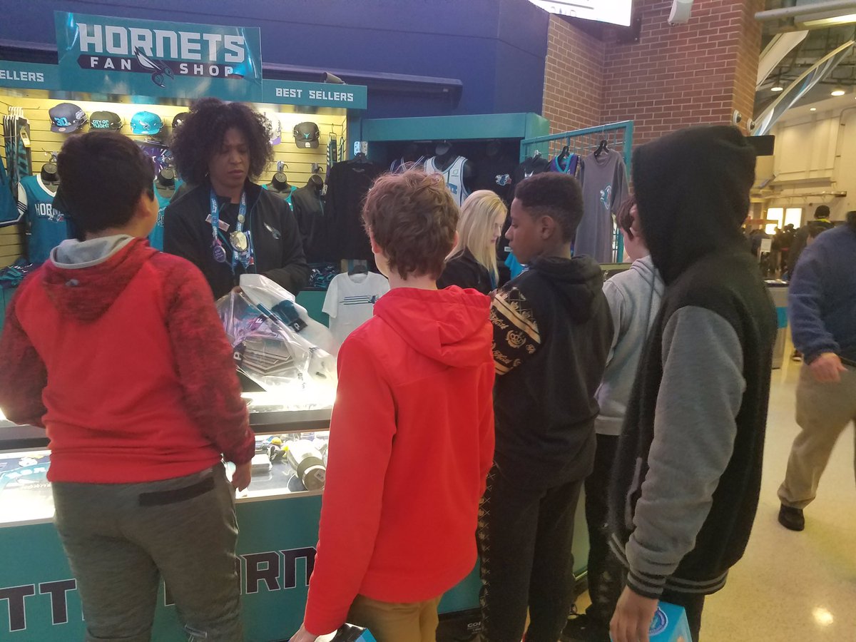 CteHyde's tweet photo. Thank you to the @hornets for hosting our #HCSCTE business students and exposing them to careers in sports marketing! @Steve_Basnight https://t.co/8siJwqirs9