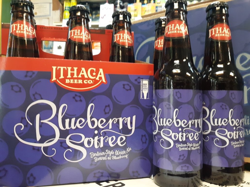 MellingerBeer's tweet image. Looking to try a new sour beer? Ithaca Blueberry Soirée Berliner Style Weisse brewed with blueberries #ithacabeer #sour #berlinerweisse #craftbeerpgh #beerstore #pittsburgh