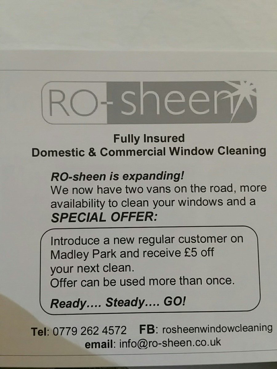 sheen_ro's tweet photo. We've got 2 vans on the road now,  customers can now pay by gocardless and special offers https://t.co/9F69HoKAa4