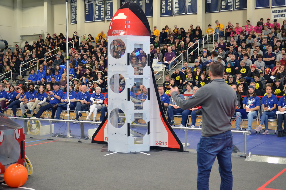 CUIInc's tweet image. CUI VP of Application Engineering &amp;amp; Motion Control, Jeff Smoot, was thrilled to kickoff the 2019 @FIRSTweets Oregon Robotics Tournament! Good luck to all of the teams competing, and #gorobotics! 

#omgrobots #firstrobotics #oregonroboticstournament2019 @FRCTeams