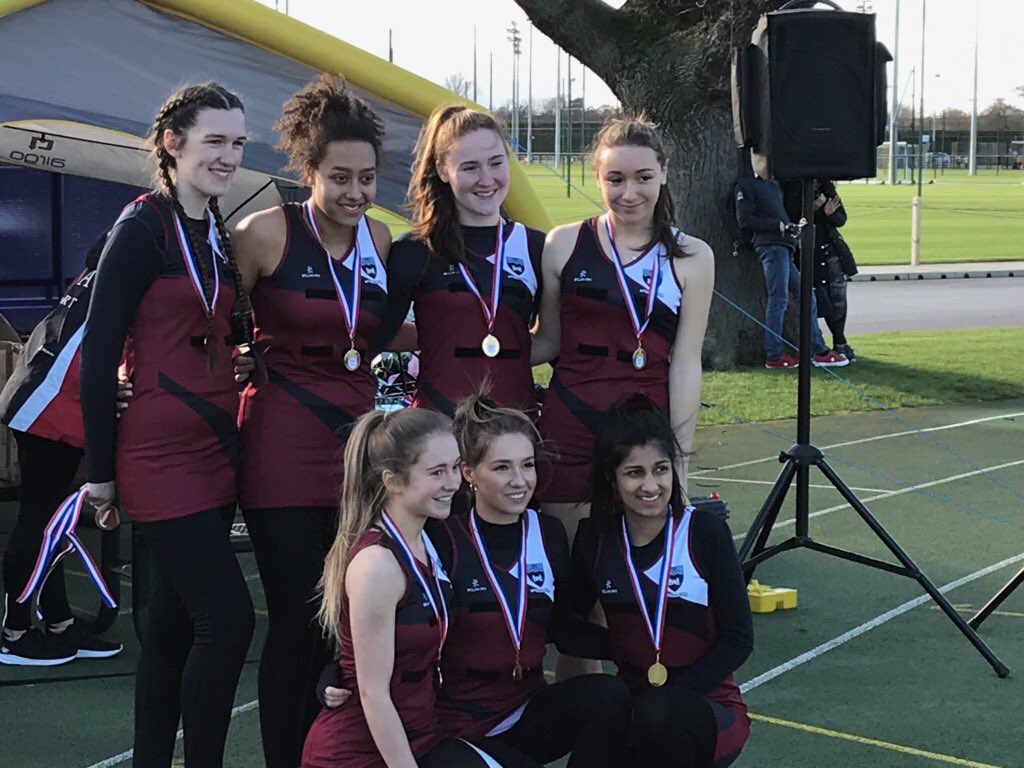 pennyhpatrick's tweet photo. First team netball. 30mph gusts made all the games extremely challenging - but fantastic effort from everyone. Plate winners.  @StaffordGrammar https://t.co/no3FBVa2kG