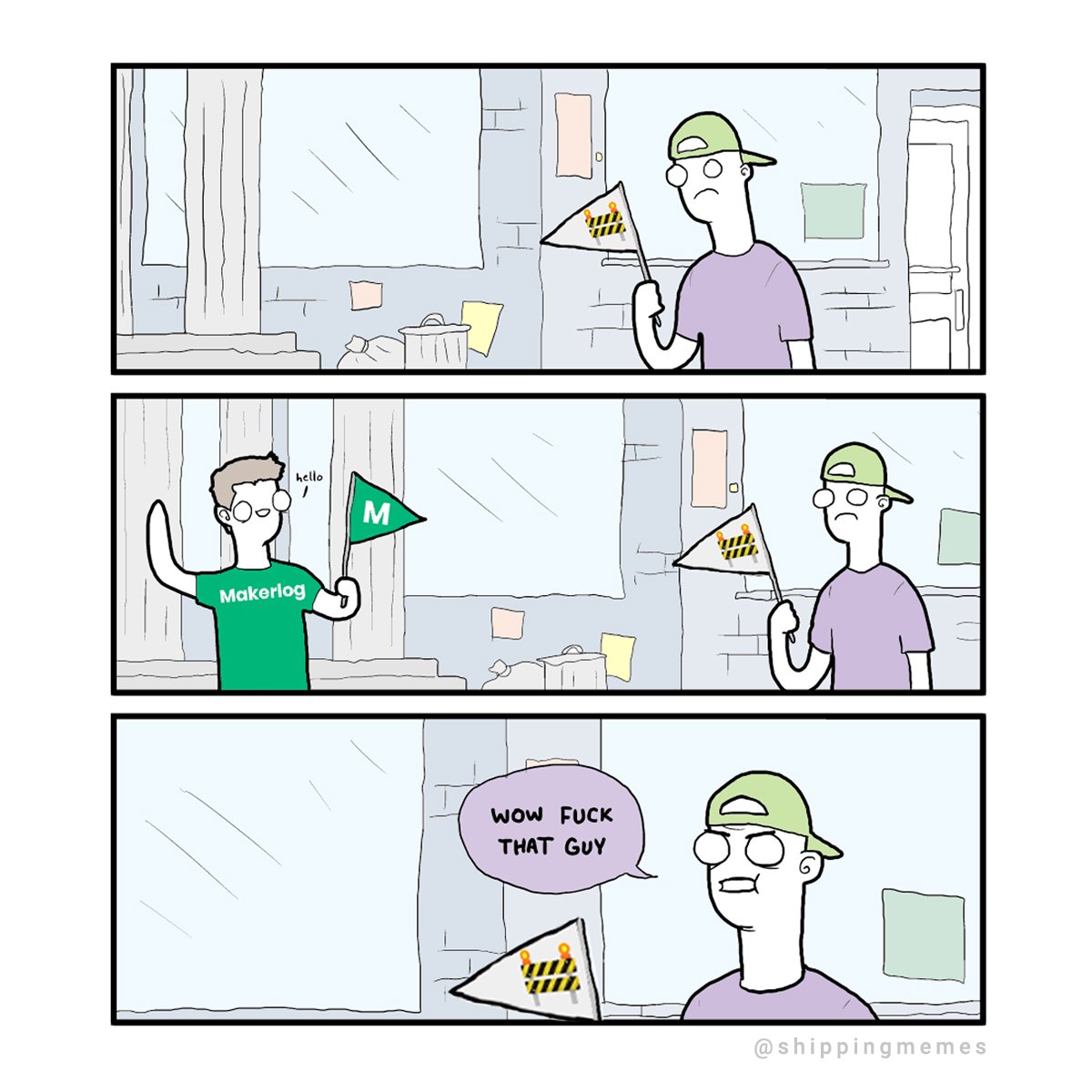 Harsh reality 🤭<a href="/wip/">🚧 WIP</a> @GetMakerlog <a href="/marckohlbrugge/">Marc Köhlbrugge</a> <a href="/matteing/">matteing</a>