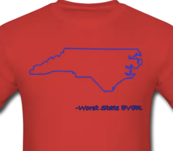 TMBGear's tweet image. Teams from North Carolina are the WORST!

All Sizes ready to ship with #FreeShipping

#WorstStateEver #Duke #UNC #Tarheels #BlueDevils #DukeVsUNC #NCABB #MarchMadness #TShirt #Spreadshirt

ow.ly/6PWS50mwddB