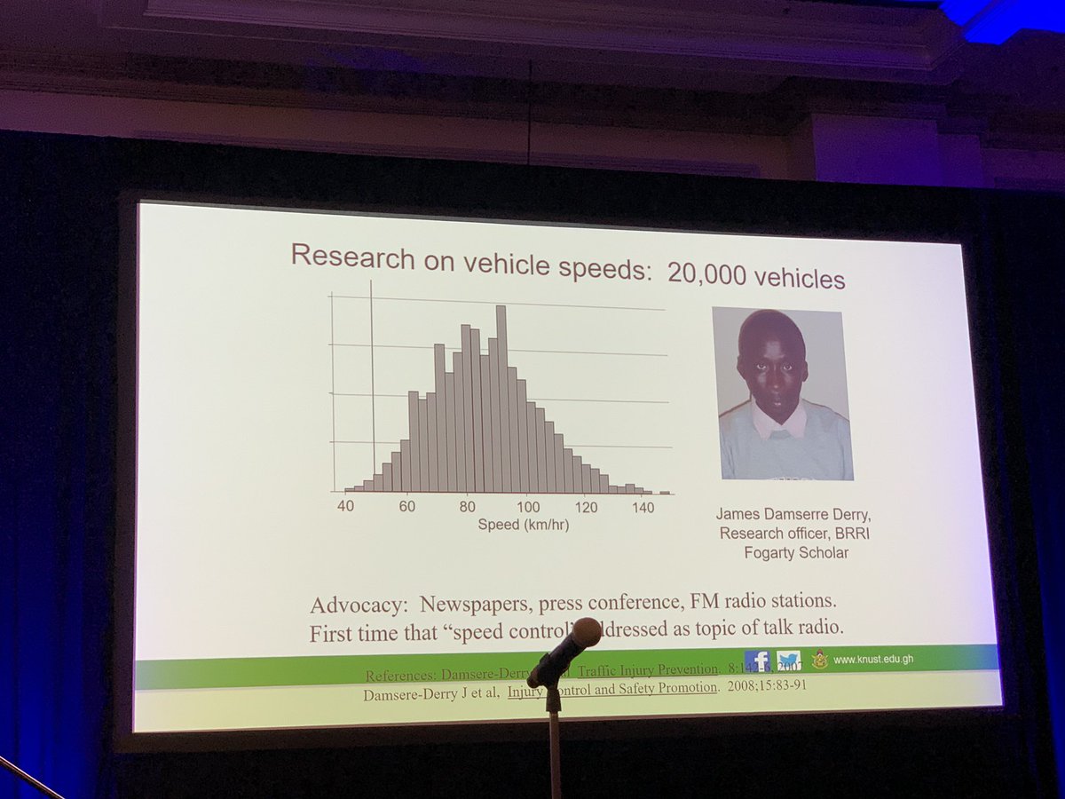MorganBroccoli's tweet image. Just one example of the impact of trauma research on policy development - vehicle speed reduction efforts in Ghana from @KNUSTKumasi @afemafrica