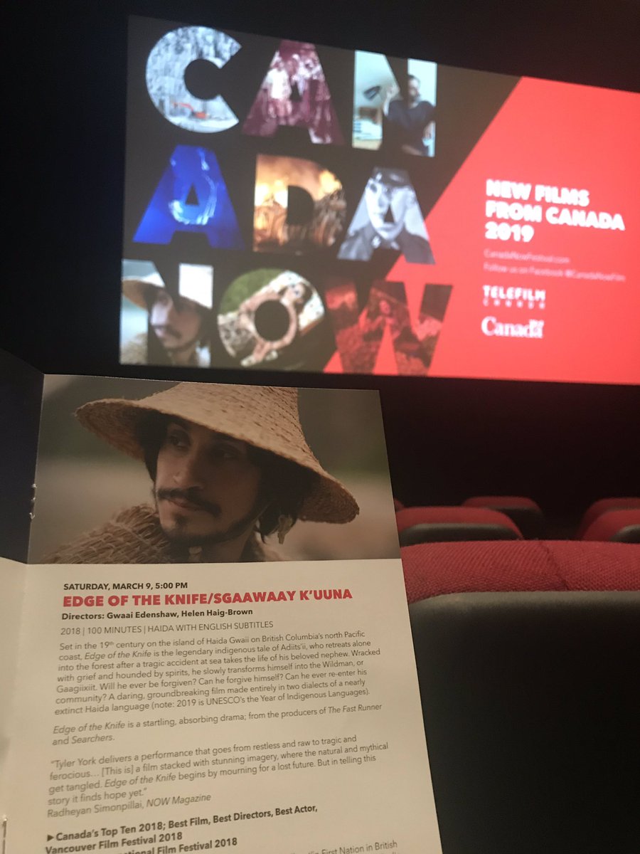 christaylor_nyc's tweet photo. Ready for the NYC screening of Edge of the Knife at @IFCCenter - the first Haida language feature film ever made!
@CanadaNY @canadanyc @hgtourism @HaidaGwaiiFilm https://t.co/J8CCqxxVy5