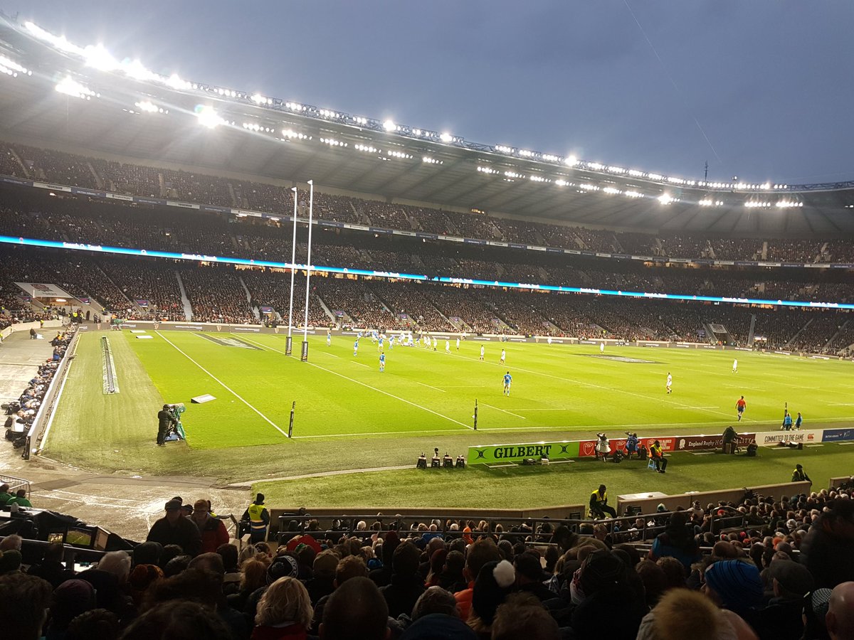 Steve_DeButcher's tweet photo. Always good to go to Twickenham but a bit 1 sided this time https://t.co/dMc2Hk55Ek