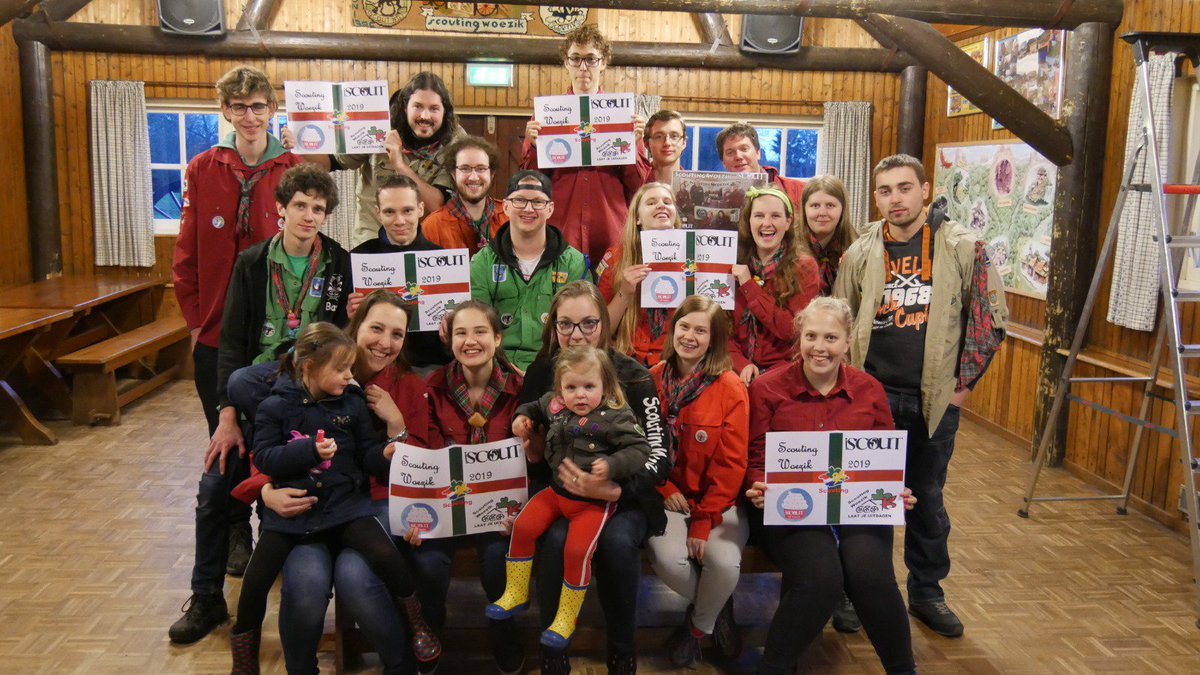 Team Iscout2019! We gaan op reis! #iscout19 #scouting