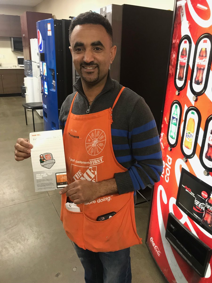 Today at the Wood #2583 Tadesse D26 plumbing associate reached another milestone ⁦@818_CE⁩ ⁦<a href="/paulclymer/">Paul Wagner</a>⁩ ⁦<a href="/JoeZuniga1/">Joe Zuniga</a>⁩