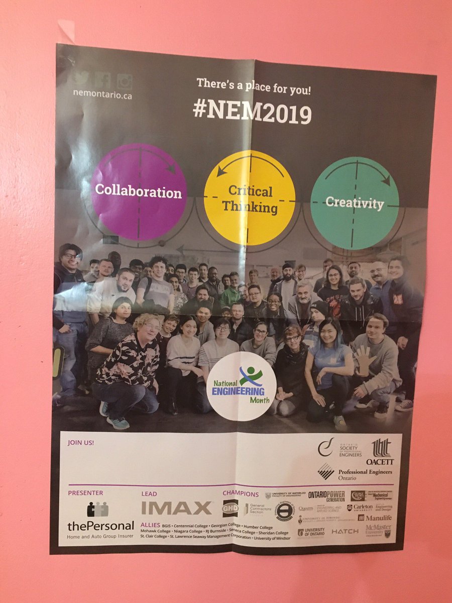 We’re one week away from our hands-on science fair! Come and join us on Saturday, March 16th at @EglintonSquare. We’ve got a great line-up of exhibits suitable for all ages! #nationalengineeringmonth #NEM2019 #sciencefair #oacett