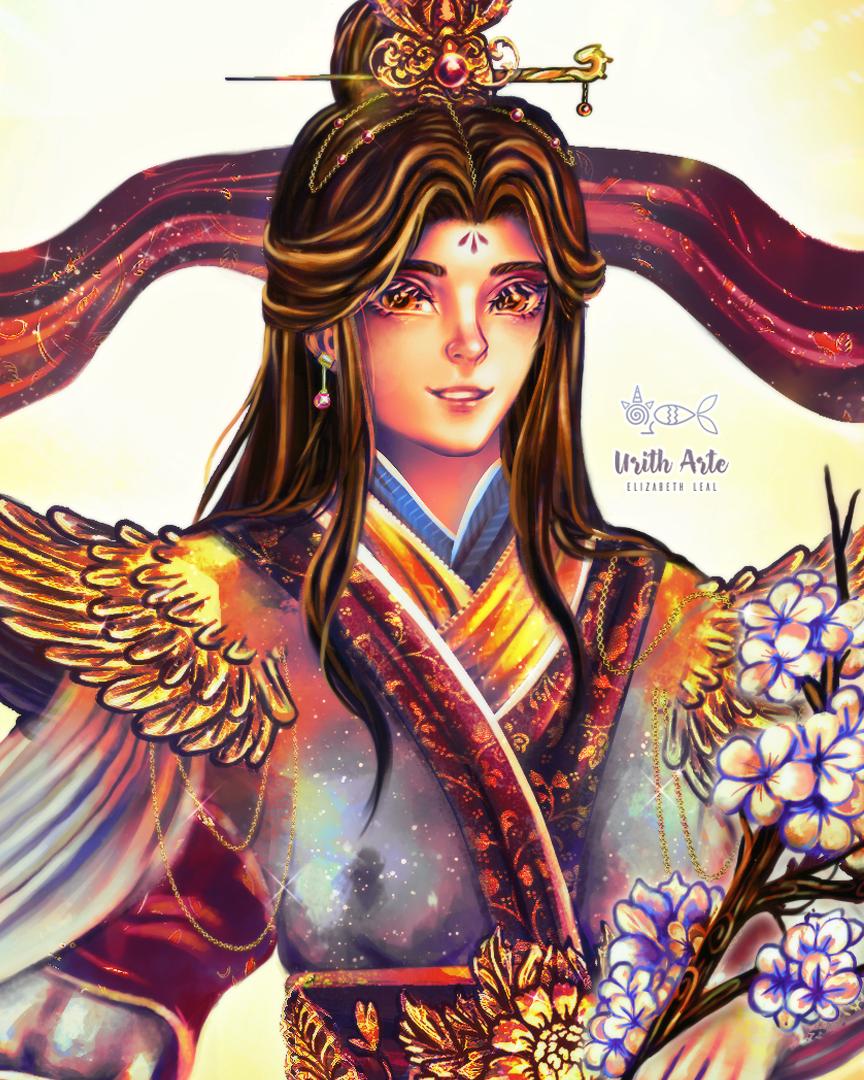 UrithArte's tweet photo. ✨🌸 Flower crown martial god - Xie Lian 🌸✨

I'm super happy! Finally finished this painting 😄💖 Hope you like it guys!

#HeavenOfficialsBlessing #天官赐福 #tgcf https://t.co/khpYkdluNW