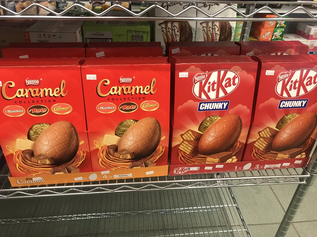 KikisKwikMart's tweet photo. EASTER EGGS ARE IN!!! This is only a FRACTION of what we have in stock! Come check it out! 🤩🍫🐰 https://t.co/cqpllpbEor