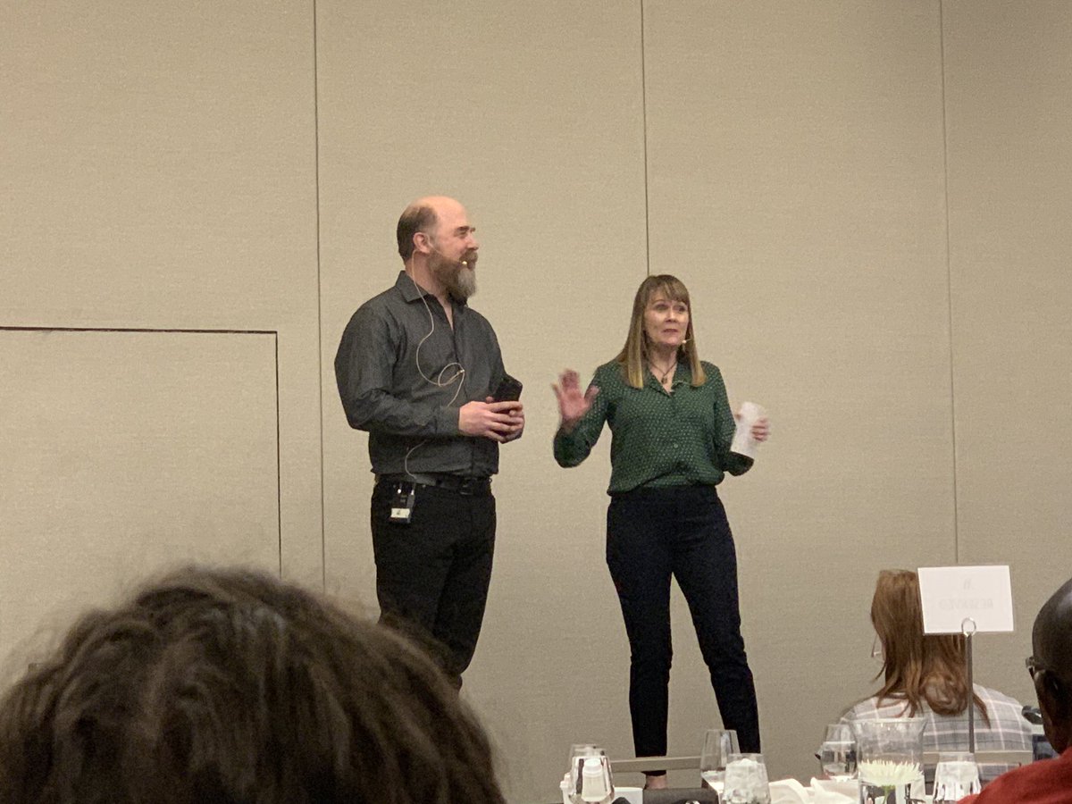 ThomasMRobson's tweet image. Eager for the #matc19 keynote from Tami Dixon and Jeffrey Carpenter, co-founders of Bricolage Production Company