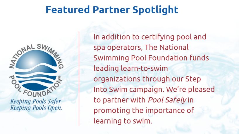 NSPF's tweet photo. Proud to be a @poolsafely partner! Learn more here: https://t.co/7rxuU7fAoz #CPSC #drowningprevention #vgbact https://t.co/htOtauPTbN