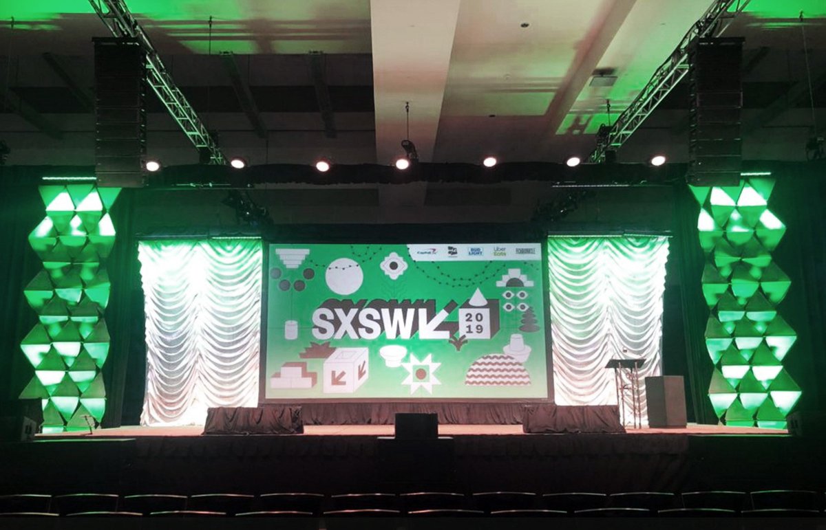 AccessibleMedia's tweet photo. The #SXSW19 festival opened Friday with a huge focus on #accessibility, #inclusion, #diversity &amp; #DisabilityRights, incl. panel, "Design for Inclusivity: How and Why to Get Started", discussing #UniversalDesign, screen readers + #AssistiveTech in product development. #SXSW #a11y https://t.co/CjxsN5BKO9