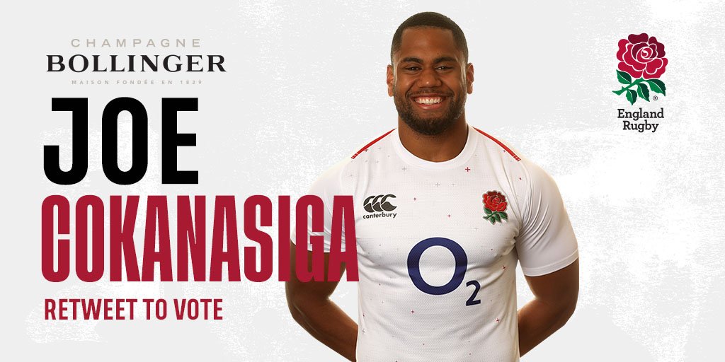 EnglandRugby's tweet photo. It's time to vote for your @BollingerUK Man of the Match...

RT for @J_cokanasiga 

#ENGvITA https://t.co/uvS8YBp6os