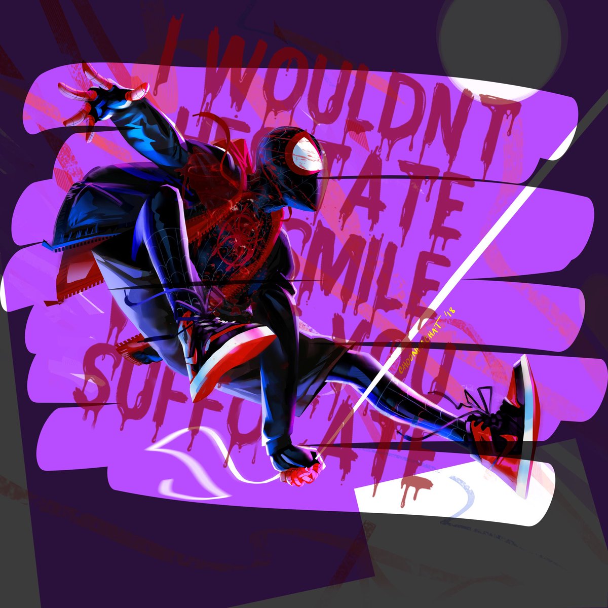 VillainMorales's tweet image. "𝓘’𝓿𝓮 𝓵𝓸𝓼𝓽 𝓮𝓿𝓮𝓻𝔂𝓸𝓷𝓮 𝓪𝓷𝓭 𝓮𝓿𝓮𝓻𝔂𝓽𝓱𝓲𝓷𝓰 𝓫𝓮𝓬𝓪𝓾𝓼𝓮 𝓸𝓯 𝓽𝓱𝓲𝓼 𝓭𝓲𝓼𝓰𝓾𝓼𝓽𝓲𝓷𝓰 𝔀𝓸𝓻𝓵𝓭. 𝓘𝓽’𝓼 𝓽𝓲𝓶𝓮 𝓲𝓽 𝓹𝓪𝔂𝓼."

•Villain!Miles Morales

•Aged Up To 20

•Ship with chem

•Bisexual

•The Killing Spider  

•Orphan