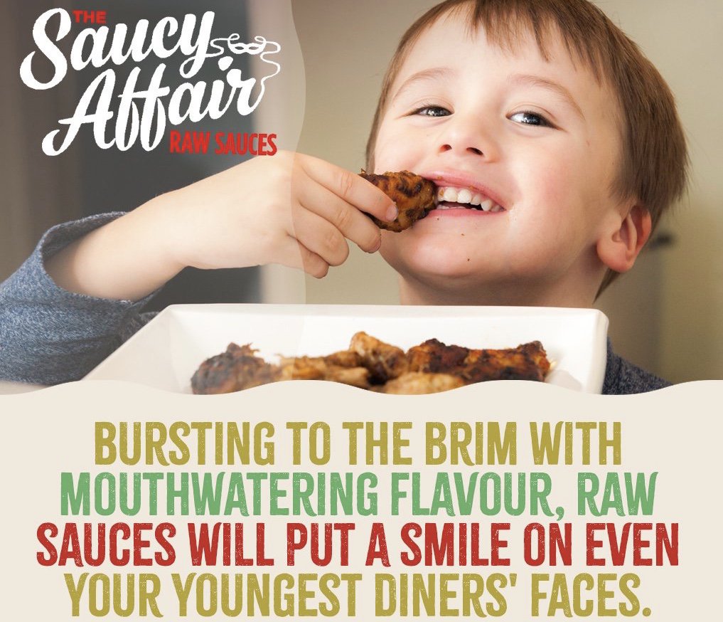 TanyasJustReal's tweet photo. Tough crowd to keep happy at mealtimes? Bursting with healthy flavours, #rawsauces put a smile on even your youngest diners’ faces. Head to our #recipes page for child friendly food that will have them asking for more! #homecooking #glutenfree #noaddedsalt https://t.co/E24Ea3QGlo https://t.co/tXwW4IXwnP