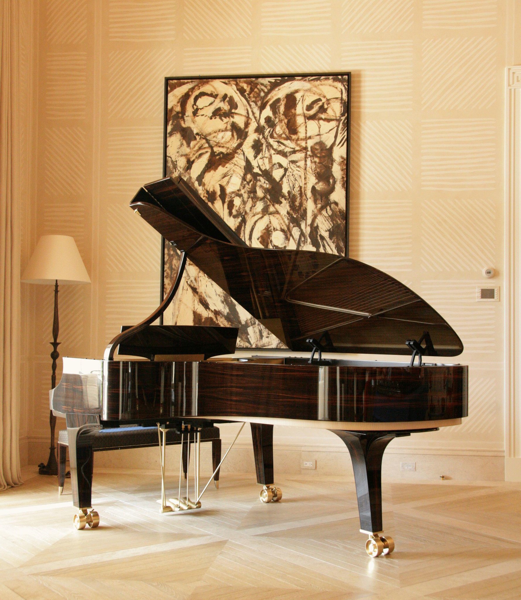 “The Arabesque piano combines the grace of the classical dancer and the intertwining motif witnessed in Moorish design — sound in movement." — @DakotaJacksonNY on his piano design for Steinway's 160th Anniversary. Discover more Limited Edition Steinways: https://www.steinway.com/pianos/steinway/limited-edition