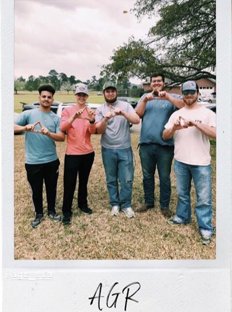 agr_sfa1904's tweet photo. Thank you to the lovely ladies of @trideltasfasu for giving us a chance to compete against other Greek organizations, for a great cause! We had a blast this week! 🤠 https://t.co/6IgN6NsBwx