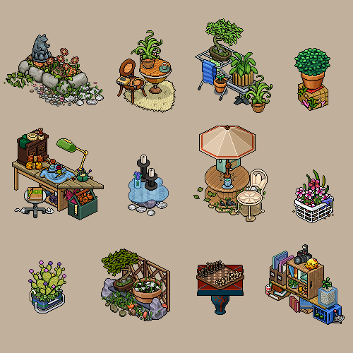 Furni combi's
might be useful for those who struggle to mix furni, here's some inspiration