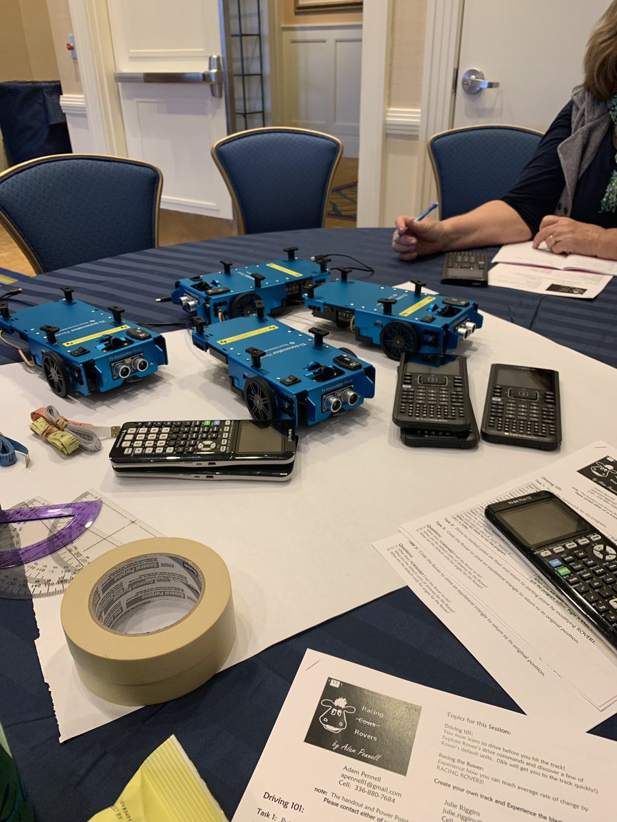 mathemizer's tweet image. Getting our hands on some rovers!! #t3ic @TICalculators