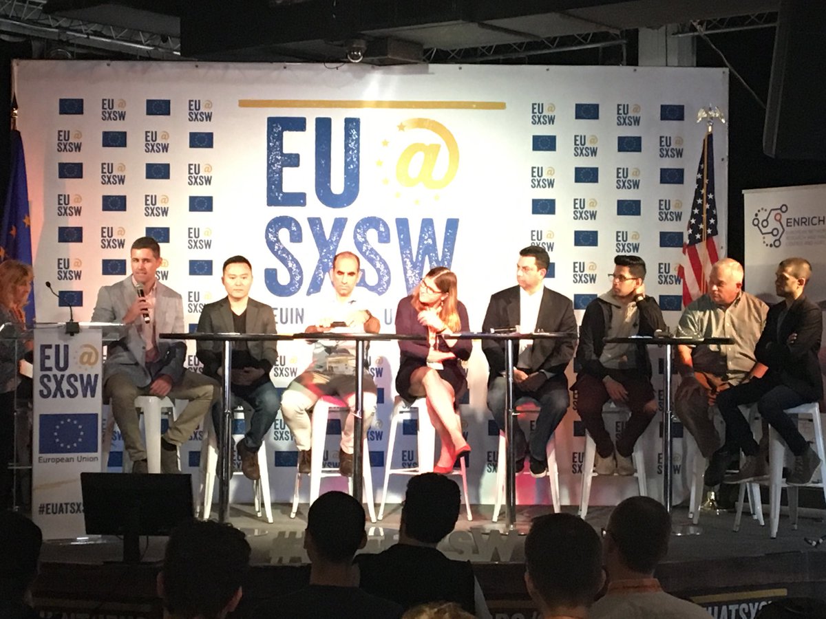 PlazFra's tweet photo. Ready to pitch? French startups ⁦@HeyGroover⁩ ⁦@joynit_app⁩ #investors #angels #VC ⁦@EAECouncil⁩ #EUatSXSW #SXSW2019 https://t.co/GQqQ6qT3Ki
