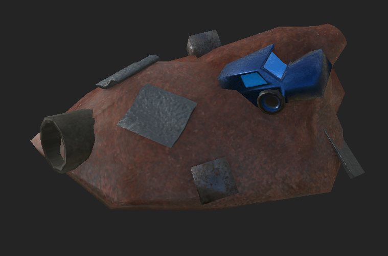 AncientLawArt's tweet photo. Day 2 #Jamfuser, the Minimal Competence/ (Evil Owl) Team #nameinprogress have progressed alot on our #multiplayer #indiegame !!! #junk #robot #rocketship #leveldesign #junkyard #progress #saturdayscreenshot #gamedev #conceptart #UE4 #indiedev #game #fun https://t.co/GehQDFeglt