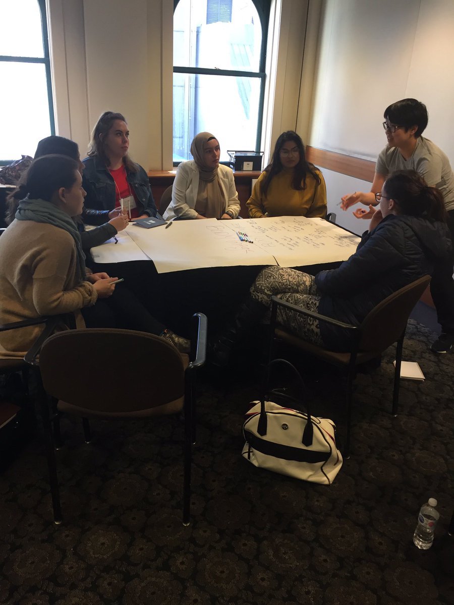 HealthyCampuses's tweet photo. On Day 3 of #hmhcsummit2019 students from all across British Columbia are continuing the conversation and strengthing the student voice! https://t.co/ctKONJKnVn
