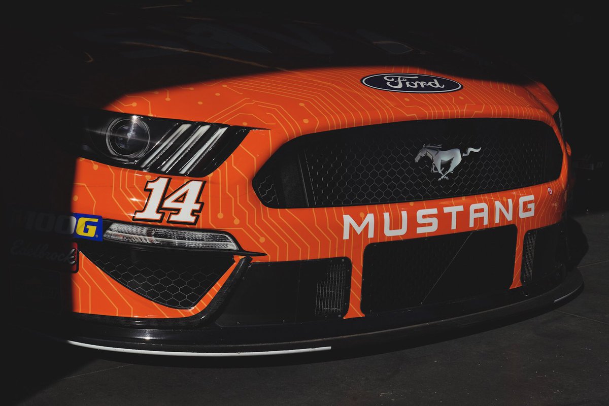 NASCAR's tweet image. Lurking in the shadows, waiting to be unleashed. 

@ClintBowyer | @StewartHaasRcng
