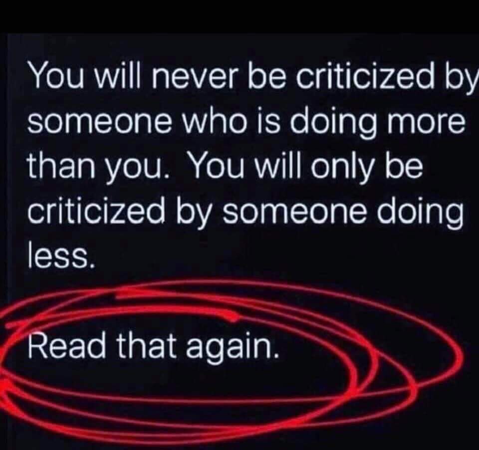 Work hard on and off the pitch!