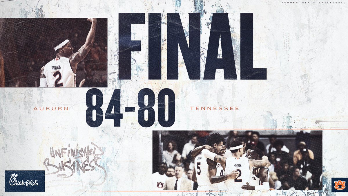 AuburnMBB's tweet photo. We’re just getting started. 

#WarEagle x #UnfinishedBusiness https://t.co/vtKJJWYVtB