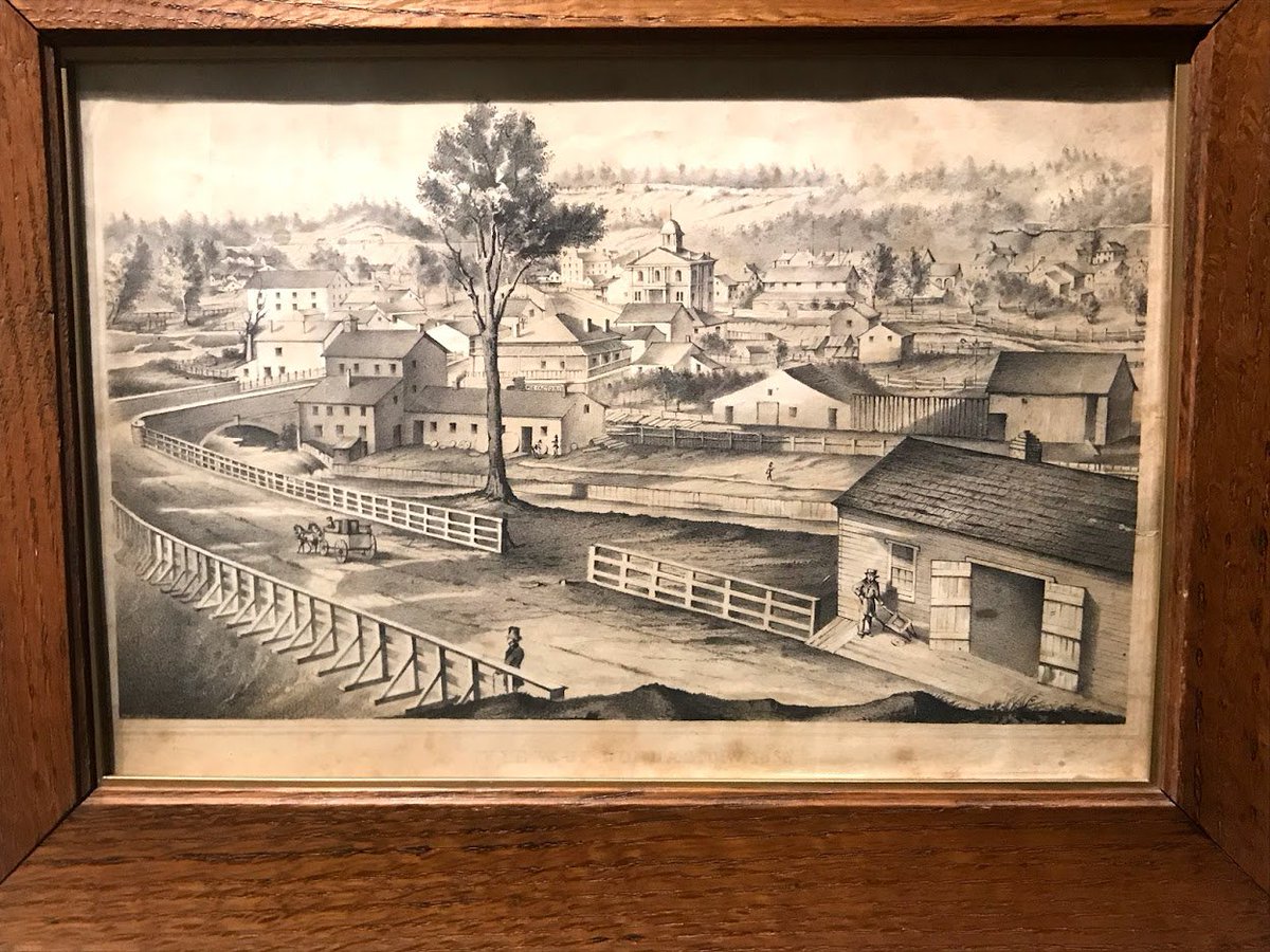 Dundas Inspired ... this lithograph of a View of Dundas, created by Hardy Gregory in 1853. 

Discover the talented artists of #Dundas in our feature exhibition, Dundas Inspire: A History of Visual Arts. On display until April 27.