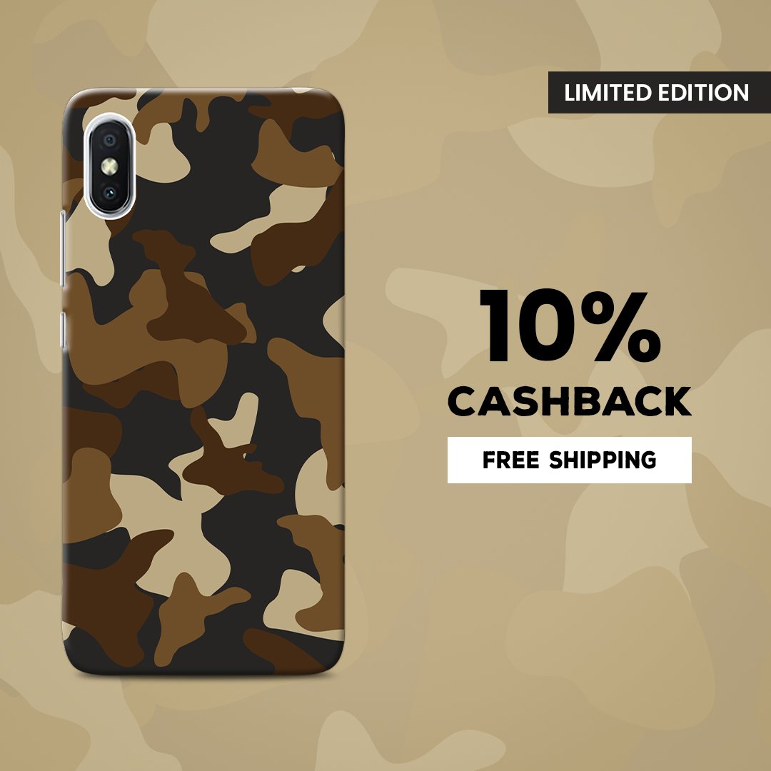 happycarbonIN's tweet image. Camouflage Collection: Buy Mobile Covers Get Extra 10% CashBack + Free Shipping. 
Buy Now: happycarbon.com/mobile-covers-…

✔ Permanent Printing..
✔ Hard Material.
✔ No Hidden Charges.
✔ Printed on Sides too

#MobileCovers #HappyCarbon #MobileBackCovers #camouflage