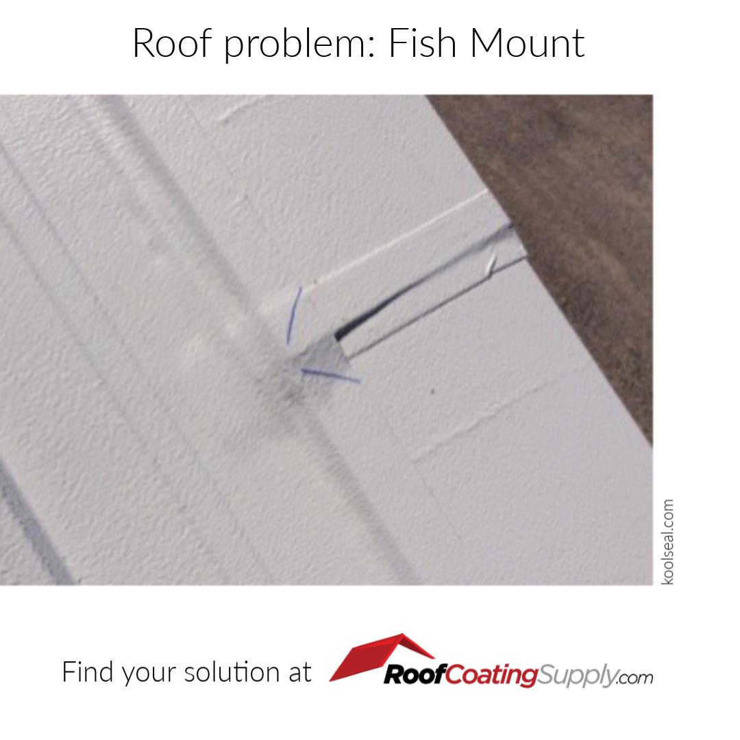RoofCoatingSup's tweet image. Pulling felt during application, using felt with damp edges, or flattened rolls may cause laps to lift or have scalloped, wavy edges. This condition is known as “fishmouthing”. If left unattended, fishmouths may allow water penetration into the roofing system. #roofproblems