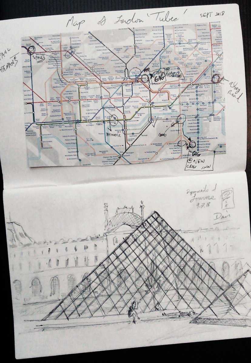 f105music's tweet photo. Getting fit for my final 2 #F105FirstFlightWorldTour performances in Chicago @StarWarsCeleb 2019! Looking back fondly at my first Europen dates last Sept. London shows were made batter by having @PaulRMQ show me around town. Oh and had to do a drawings at the @MuseeLouvre Paris! https://t.co/9Zwo9rGVlH
