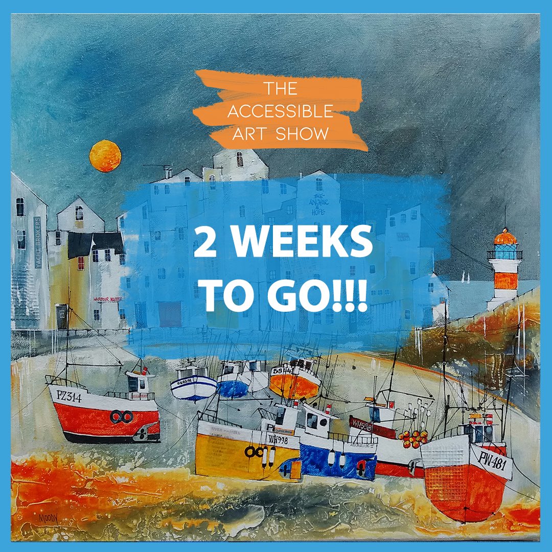 artshow2019's tweet photo. Two weeks until our exhibition at @solentuniversity 😃
Remember in the meantime to visit our Timed Auction page: https://t.co/asP0Xl1y4t

#FibonARTcci #dayofartsouthampton #dayofart #dayofart2019 #dayofartSouthampton2019 #southampton #theaccessibleartshow #23March19 https://t.co/XJW1P72yxv