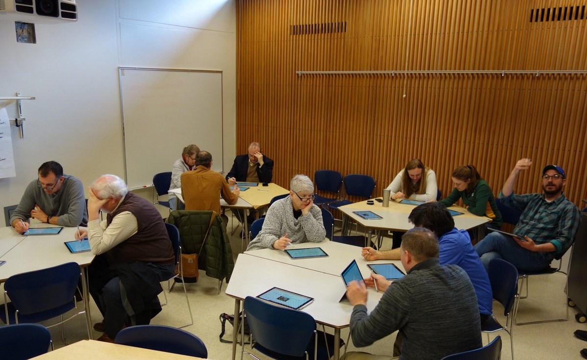 DELTAatillinois's tweet photo. Great to share our work with the @UniHighGargoyle teachers who visited #IDEALL yesterday to learn about the new educational technology being developed by DELTA faculty and their research teams - Robb Lindgren, @EmmaMMercier @mikeronomics - @edILLINOIS https://t.co/OMskIjiMbV