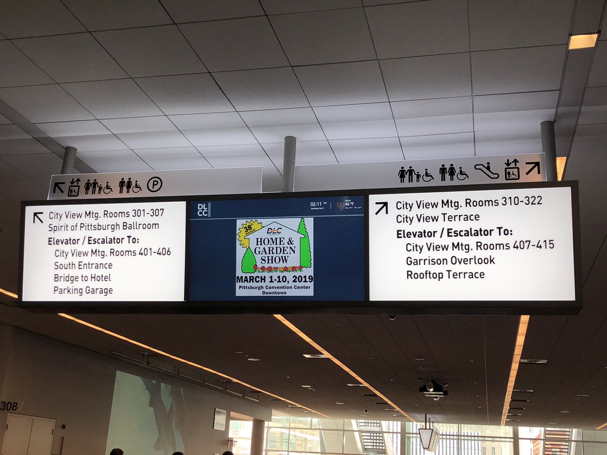 anthrocon's tweet image. The DLCC got an upgrade—new signage with programmable monitors. We’re not saying we’re going to have furry artwork on the monitors, but we’re not saying we’re not. ;-)