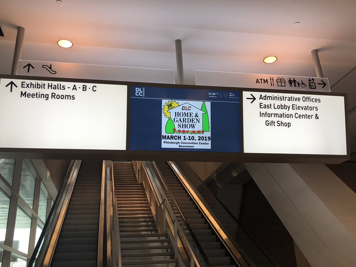 anthrocon's tweet image. The DLCC got an upgrade—new signage with programmable monitors. We’re not saying we’re going to have furry artwork on the monitors, but we’re not saying we’re not. ;-)