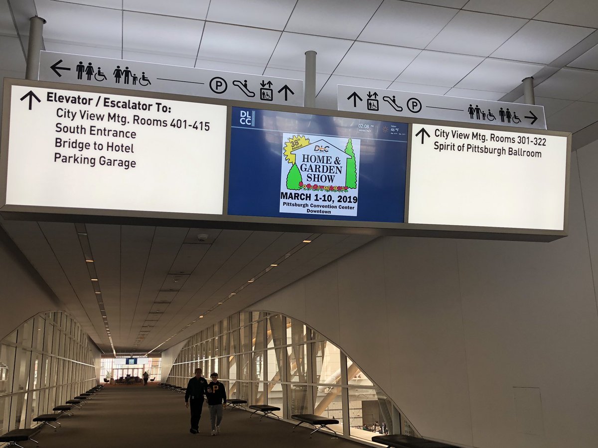 anthrocon's tweet image. The DLCC got an upgrade—new signage with programmable monitors. We’re not saying we’re going to have furry artwork on the monitors, but we’re not saying we’re not. ;-)