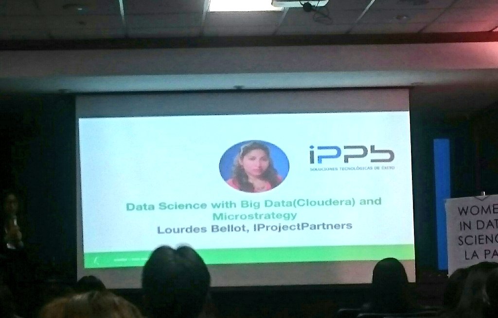 AnitaRui2's tweet image. #WiDS2019 #WiDSLaPaz Lourdes Bellot nos habla de Big data y cloudera