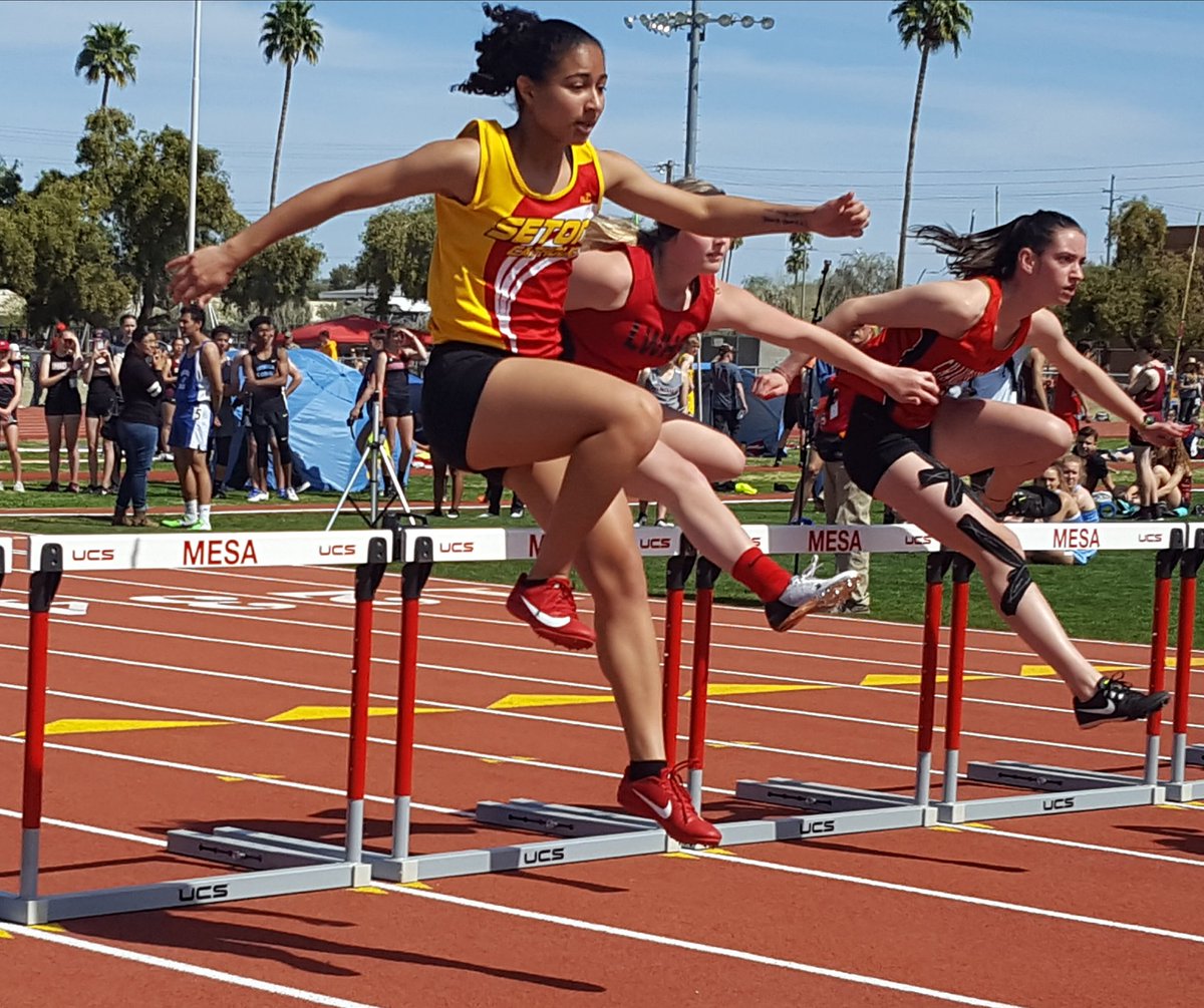 SCP Track and Field (@scp_trackfield) on Twitter photo Sentinel Freshman dual sport student-athlete Sasha Daniel in action in 100m hurdles during #AZsmallSchoolInvite2019 <a href="/setongbb/">SCPGirlsBB</a> #GoSeton Sentinel Freshman dual sport student-athlete Sasha Daniel in action in 100m hurdles during #AZsmallSchoolInvite2019 <a href="/setongbb/">SCPGirlsBB</a> #GoSeton