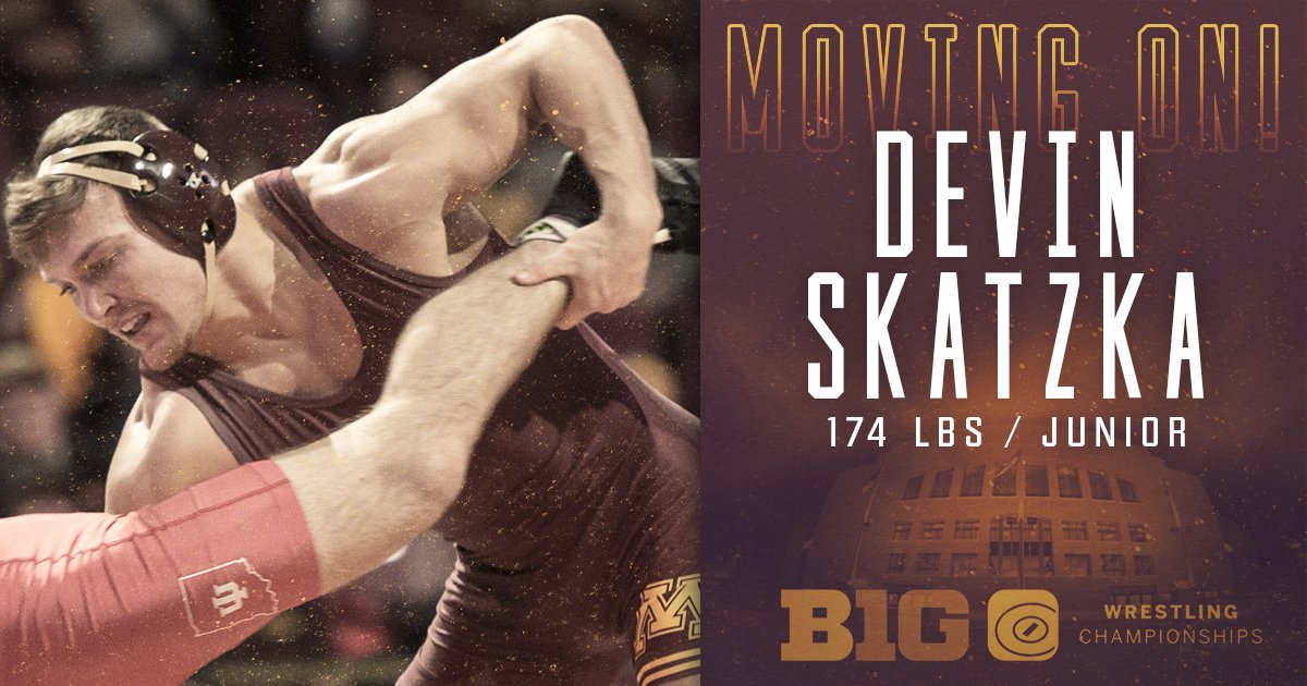 GopherWrestling's tweet photo. Another one! @DSkatzka is headed to the semifinals! https://t.co/NJqJePy24O