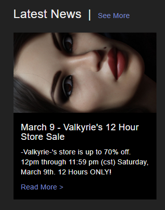 Llynara's tweet photo. Looks like today's 70% off flash sale is Valkyrie. You can find more info here: https://t.co/2BiK2ZfutE https://t.co/BCGSogBtHu