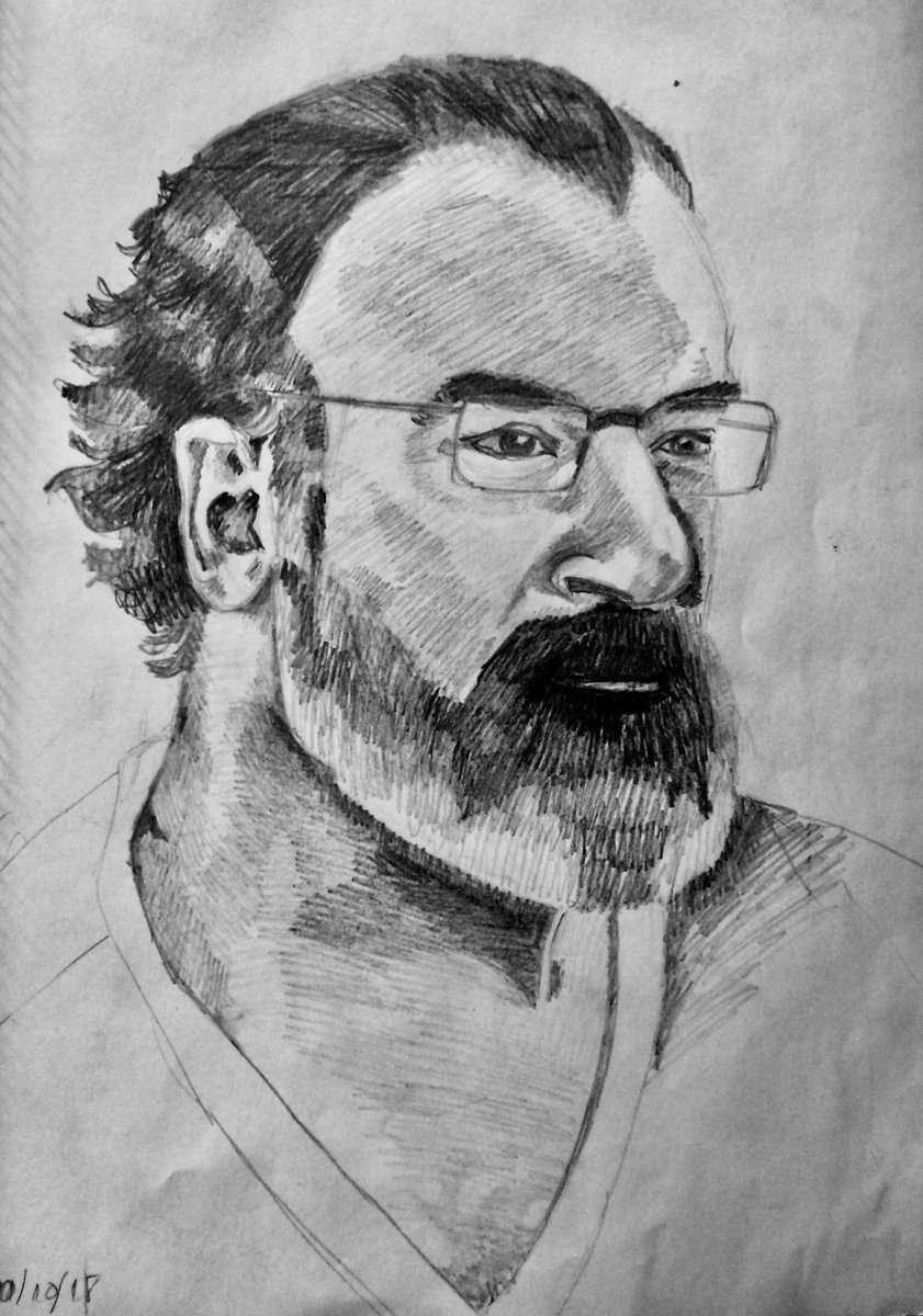 helenamarti1's tweet image. #retrat #llapis #sensefiltres #portrait #portraitdrawing #pencildrawing #sketchbook #sketch #fromthesketchbook  #Saul